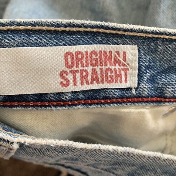 Vintage Arizona jeans light washed distressed Denim Mens 38 x 28 - Picture 8 of 9